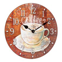 Coffee Cup Wall Clock | Wayfair